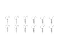 Acouto 20pcs Porte SP Hook Metal Finger SP Crochet pour Fixer Les équipements de Culture de Porte de Compagnie 6x2.1cm Ceci Est Une Sorte de Printemps Multifonctionnel, Qui a Une Forte capacité de