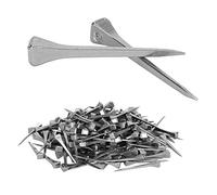 Acouto 250 Pièces en Acier E4 Fer à Cheval Clou Cheval Outil équipement Accessoires 4 8CM Processus de Roulement Dizaines Fer à ClouHorse Hoof NailE4 Horseshoe NailSteel Horseshoe NailsHorseshoe