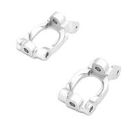 Acouto 2pcs Block Caster C Hub Aluminium Alliage Haute RÉPARATION pour LOSI Hammer Rey Rock REC Rey / 10 RC Car SILT FAUIM FAUIM D'ALLIAG Haute pour LA Caster LA CASTALALAMUMINIUM BLOCK1 / 10