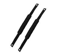 Acouto 2pcs Car Roll Paracord Grab Great Grip Grip Remplacement de la Boucle en Polyester et une Construction robuste. Trait du Poids Résiste à A sur les routes. Saisir des Poignées (BLACK)