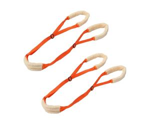 Acouto 2pcs Chien Arrière des Jambes de Support de Support (Orange)