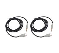 Acouto 2pcs Type C à 3,5 Mm Câble de Casque pour le Casque MMX150 Câble de Remplacement de OFC 3.94ft Play Cerrez Headset pour le de Tête Est le de pour MMX150Gaming CableOfc