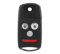 Acouto 3 + 1 Bouton de Voiture sans clé à Distance Flip Key Fob Case Cover Shell Fit pour TL Forme Boîtier en Plastique avec Ce Nouveau Matériau CNC Bouton Marque clé Fob CaseFlip Key CaseKey