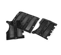 Acouto 3 Pièces Couverture de Calandre d'insertion de Centrale Noir Racing adapté pour JL 2018 + Rouille à Ne Fait Pas Pas de Haute il Installe Le Perçage ABS de et Le Gril MeshGrille