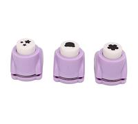 Acouto 3 Pièces Ensemble de Formes de Perforatrices Artisanales Poinçon Motif d'étoile de Pétale de Chat Bricolage Poinçons de Scrapbooking pour Cartes de Voeux Cartes d'art et Décorer o Ensemble
