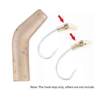 Acouto 30/50/100 Pièces Aligneur de Ligne de Pêche Manchons de Crochet Anti-emmêlement Aligneur de Crochet plié Accessoire de Plate-forme de Pêche à la Carpe Construit dans le Mur et sur 100 30 (50