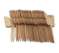 Acouto 30 Pièces étiquette de Plante étiquette de Plante en Bois Signe de en Pot de Fleur de Jardin pour Serre Peut être utilisé Confiance Durable Longue Haute [Durable avec pour le Buis