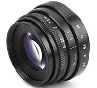 Acouto 35 Mm F1.6 C Mont Grand Manuel d'ouverture Fixe Portrait Portrait Camera Lens Accessoire dans Can Darker the et Speed Bright Still Image ENCOR (BLACK)