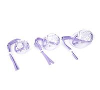 Acouto 3pcs élégant Houghtable Chat Chog Face Couverture de Couverture Antibite pour Le Toilettage pour Animaux de Compagnie dans Une Conception Transparente