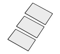 Acouto 3pcs Haute-écran Supérieur Supérieur Remplacement Couverture en Plastique pour 2DS Console de Jeu Handheld Console LCD Pièces Accessoires Blancs pour 2DS Externes pour Remplacer le Lentille