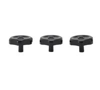 Acouto 3PCS RV Venture Bouton de Vendeur RV Venture de Fenêtre Tourn Bouton en Plastique ABS Installation Facile pour les Camping-cars pour Camping-car (BLACK)