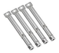 Acouto 4 Morceaux de Remplacement du Tube en Acier Inoxydable en Acier dans monté pour Brinkman - Ensemble Facile pour Les Amateurs de Barbecue