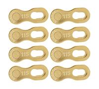 Acouto 4 Paires de Pièces de Connecteur de Liaison Manquant à 11 Vitesses en Acier pour Les Vélos - Réaliser la Conduite en Tête - Applicable aux Vélos de Montagne et aux Chaînes de de Route Trois
