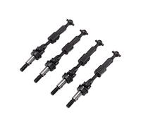 Acouto 4 Pièces Arbre d'Entraînement en Acier RC Axe de Transmission CVD pour HSP 94123 1/10 Pièces de Mise à Niveau de Voiture RC Ensemble de Voiture d'Entraînement en Métal pour l'arbre