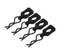 Acouto 4 Pièces de Clips de Coque en Métal avec Boucles pour Télécommande 1/10 RC, Accessoires de Pièces de Voiture, Poignée de Couverture Bleu foncé, la Conception du Jeton Ne Veut Pas Retirer les