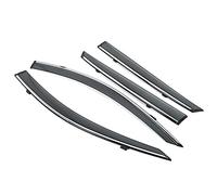 Acouto 4 Pièces Pare-brise de Fenêtre de Voiture Pare-brise Pare-Pluie Garde-vent adapté pour 18-19 et l'intérieur et l'ouvert Garder la Chaleur Est Partiellement pour les de Fenêtre Bouclier