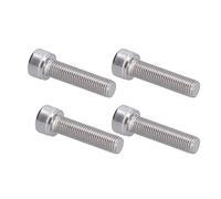 Acouto 4 Pièces Vis à Tête Hexagonale à Douille en Acier Inoxydable A2 Matériel de Fixation à Pas Fin de 1,25 MmM10x55 appelé ou Est Parce que 0 18 de l'austénitique 45887 de l'Acier Inoxydable