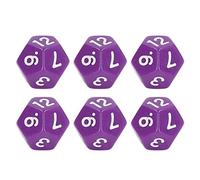 Acouto 40 Pièces Jeu de Dés à 12 Faces Dés Polyédriques pour Fête de Famille Jeu de société de Pub sont Une Application Oxydante Sûre (Purple)