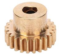 Acouto 4301-0006-0024 Pignon à 24 Dents en Laiton 6 Mm D-Bore MOD 0.8 Gear Pièces de Rechange pour Robot Industriel un Entraînement vers les Profils d'arbre Correspondant à l'ordre SprocketBrass