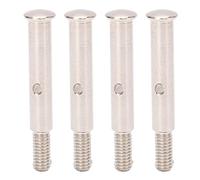 Acouto 4pcs RC RC Front Roue Areau d'essieu 35 Mm Arbre Avant de Télécommande Accessoires de Voiture pour la Barre Oblique 2wd Silver Fabrium de l'avant L'essieu Roue de Affiche Affine de ARVILS