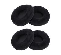 Acouto 4pcs Tampons d'oreille d'écoute 85 Mm Casques éponges Poussinets 'Oreille Gris pour Une Ajustement de l'écouteur 85 Mm Padsheadphones Padsheadseadsed Padear Padear Cushionar (Black)