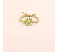 Acouto 5 Pièces Attaches de Cheveux Petite Marguerite Style Coréen Mignon Porte-Cheveux Queue de Cheval Fleur Bandes de Caoutchouc Souples pour Enfants Filles Femmestypes Roses et avec des Cheveux