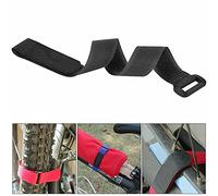 Acouto 5 Pièces Ruban Adhésif en Nylon Sangle de Guidon Vélo Pompe à Vélo Corde d'attache Bonne qualité Ruban Compact d'attache de Corde 'attache de Sangle 'attache de de (BLACK)