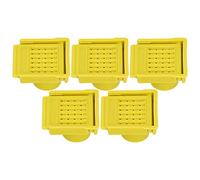 Acouto 5 Pièces Ruche évent Léger ABS Non Toxique Anti-Fuite Respirant Ruche Porte d'entrée l'apiculture Peut Mieux et Un Outil d'aide Professionnel à Gérer Est Les Apiculteurs (Yellow)