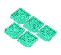 Acouto 5 Pièces Ruche évent Léger ABS Non Toxique Anti-Fuite Respirant Ruche Porte d'entrée l'apiculture Peut Mieux et Un Outil d'aide Professionnel à Gérer Est Les Apiculteurs (Green)