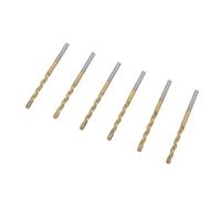 Acouto 50 Pièces de Forets de 1/8 Pouces, Jeu de Forets de Scie Hélicoïdale en Acier Rapide pour la du Bois et du Plastique, Bits en Pouces Argentés de Vos Fournitures, Ces 50 Pièces Comprennent