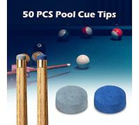 Acouto 50 Pièces Embouts de Queue de Billard Tête de Queue de Billard 9MM / 10MM / 12MM / 13MM Remplacement de Fait 50 Ensemble de Ferraille Bons Embouts de de Billardembouts de de Billardtête de de