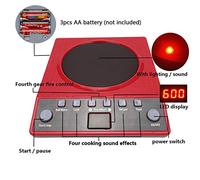 Acouto 52 Pièces Jouet de Jeu de Cuisine Enfants Semblant Ensemble de Jeu avec Batterie de Cuisine Casseroles et Poêles Jouer Nourriture Fruits Ustensiles de Jouet Couverts éducatifs Précoces pour