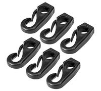 Acouto 6 Pièces Crochets de Cordon élastique de Kayak Clips Crochets d'arrimage pour Cordon de Choc de canoë de Kayak Ligne de Corde élastique et efficacité pour Utiliser Moins de Haut pour avec