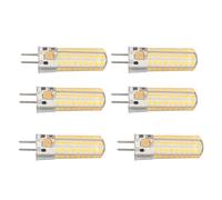 Acouto 6 Pièces Gy6.35 Ampoule LED 7W AC DC12V 700lm 72 LED 360 Degrés LED Ampoule de Maïs pour Lampes Suspendues Plafonniers Lumière Chaude Superbe Performance Globale l'Ampoule