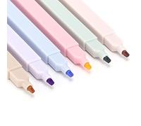 Acouto 6 Pièces Surligneur Stylo Marquage des Yeux clé Macaron Marqueur pour Graffiti Compte à Main Série MarkSalt le Ton et Unique Surligneur PenMarker PenHand Account PenHighlighter PensMark