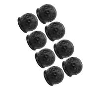 Acouto 8 Pièces Couverture de Remorquage de Camion 50mm Couverture d'attelage de Remorque Robuste et Solide pour Camping-Car, Camion et Bateau de Remorquage de Remorque d'attelage de de de (Black)