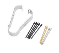 Acouto 9 Pièces Pointes Métalliques de Stylet Tactile Embouts de Remplacement de Stylet Tactile en Acier Inoxydable pour Tablettes Tab S9 S9 Ultra S8 S7 FE pour Smartphones S22 S23 S24 Ultra S10