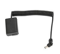 Acouto Adaptateur de Câble d'alimentation de Batterie Factice de Décodage Complet de Coupleur CC NPFW50 avec Ligne de Connexion à Ressort pour Caméra A7R A7S A7II Puissance de 5 5X Coupleur CC
