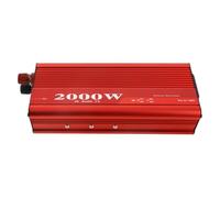 Acouto Adaptateur de Convertisseur de Charge USB de Voiture 2000 W, efficacité Sinusoïdale Modifiée DC 12 V/24 V vers AC. Convertit l'Onduleur de Puissance DC VolOnduleur de Puissance de