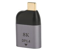 Acouto Adaptateur USB C vers Display Port 8K 60 Hz Haute Résolution Compact Portable USB C vers Adaptateur pour Ordinateur PC ou avec Un vers Display PortUSB vers DisplayPort Aluminium