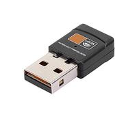 Acouto Adaptateur WiFi USB 2,4 G-5 G 600 Mbps Double Bande Mini Carte Réseau sans Fil pour Ordinateur Récepteur de Films TV et vers 11AC (5G) Double Streaming en Ligne 11N Alternative pour USB WiFi