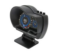 Acouto Affichage HUD de Voiture Noir Multifonction Double Mode OBD GPS HUD Jauge pour Voiture Compacte OBD II Plus et Système Plus Riche et Double Données Fluides Mode GPS de de Véhicule de