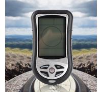 Acouto Altimètre Numérique Multifonction Baromètre Prévisions Météorologiques pour la Randonnée en Plein Air de Haute qualité en Plastique Boussole Numérique Boussole électronique de Navigation