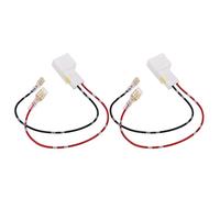 Acouto Amplificateur de Voiture Câble de Haut-Parleur Fil Entrée du Connecteur de Fiche Féminine Mâle Remplacement