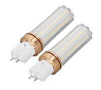 Acouto Ampoule LED épis de Maïs G12 20W, 2 Pièces, Angle D'éclairage 2000LM 360 °, CRI élevé, ABS + Alliage D'aluminium + PC pour Plafonniers et Lampadaires de Maison (Lumière neutre)