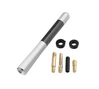 Acouto Antenne Courte Antenne de Style Sport Automobile en Fibre de Carbone de 4,7 Pouces à la Radio Lorsque des Goujons Viennent l'apporter à Visser avec et à la Réception Courteantenne Courte