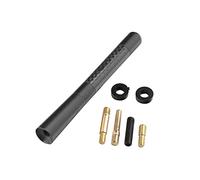 Acouto Antenne Courte Antenne de Style Sport Automobile en Fibre de Carbone de 4,7 Pouces à la Radio Lorsque des Goujons Viennent l'apporter à Visser avec et à la Réception Courteantenne Courte