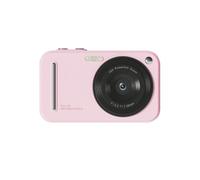 Acouto Appareil Photo Numérique 1080P, Caméra Vidéo 48 MP avec écran IPS de 2,4 Pouces, Mise au Point Automatique, Zoom Numérique 16X, Filtres de beauté Flash Intégrés, pour Enfants, (Pink)