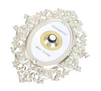 Acouto Appuyez pour le Bouton de Champagne en Métal Décoratif de Style Français Rétro pour la Maison, l'hôtel, Se Mélange à n'importe Quelle Taille de Sonnette, Décor sans couture. Il s'agit