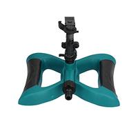 Acouto Arroseur en Plastique à Bascule, Buse d'arrosage Automatique Rotative à 360 ° pour Jardin et Pelouse, Pulvérisation Vert foncé, Contrôleur connecté Rond Droit, Tournez Le Jet pour Régler